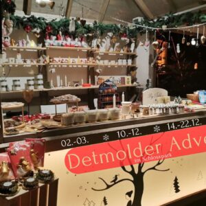 Weihnachtsmarkt im Schlosspark in Detmold